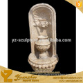 hand carved natural marble wall fountain for home decoration